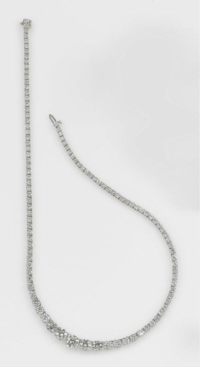 Girocollo con Diamanti Taglio Brillante per Ct 28,00 Circa