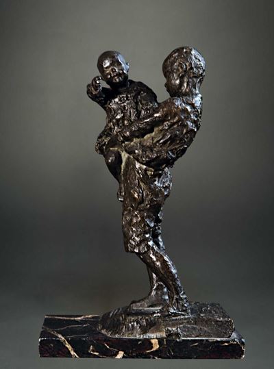 Franco Bargiggia (1888-1966)due Bambini