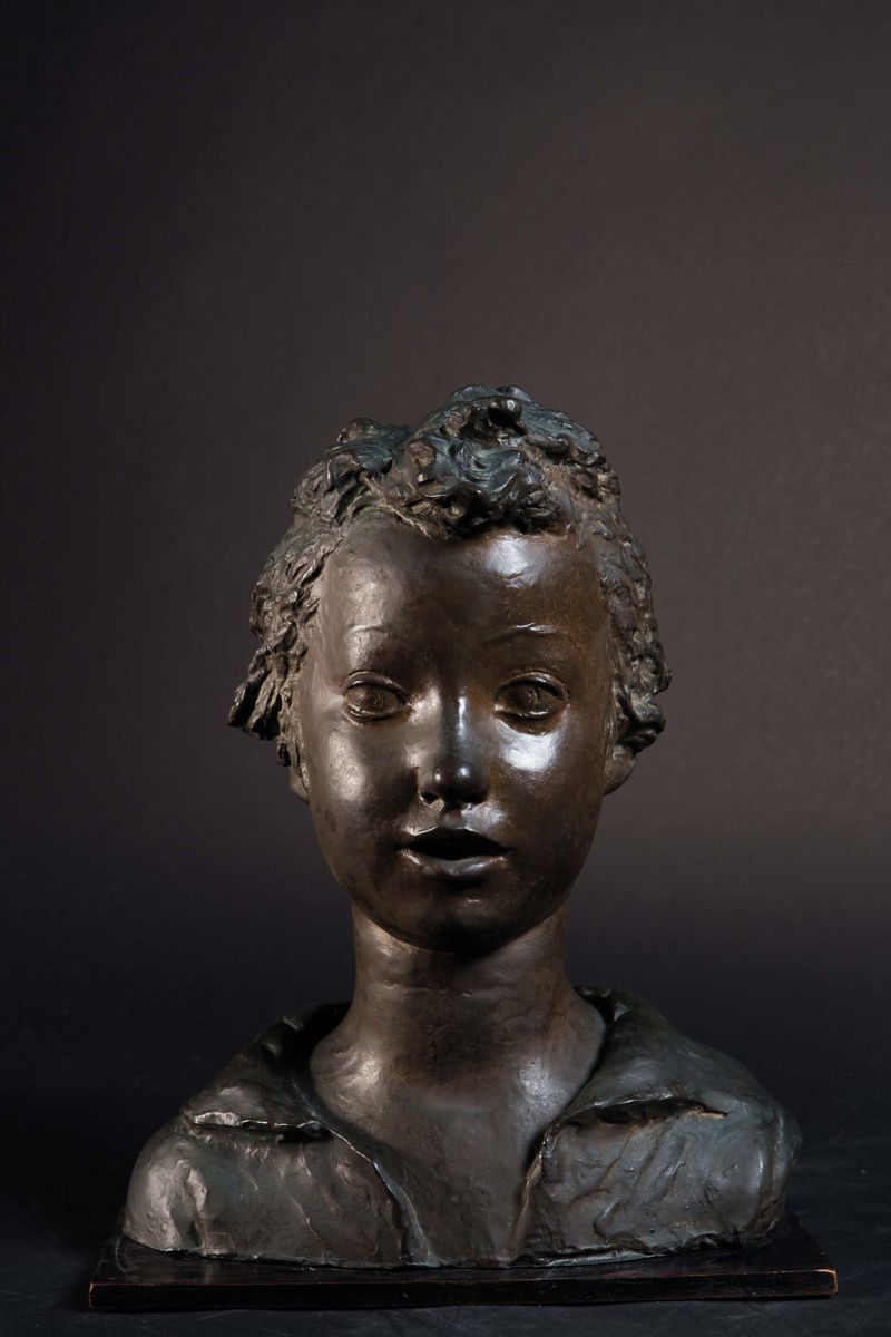 Francesco Falcone (1892-1978)busto di Giovinetto