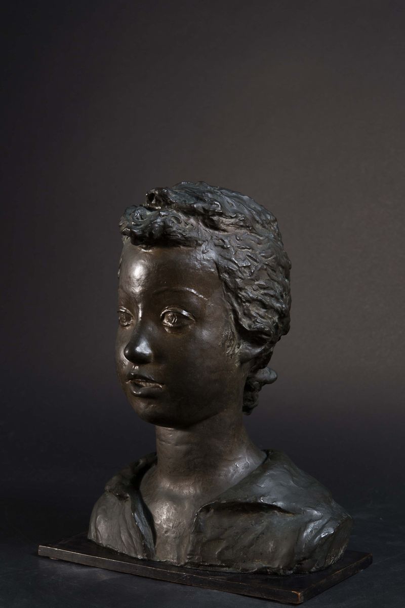 Francesco Falcone (1892-1978)busto di Giovinetto