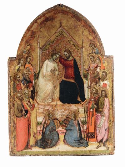 Niccolò di Tommaso (attivo a Firenze tra il 1339 ed il 1376)incoronazione della Vergine