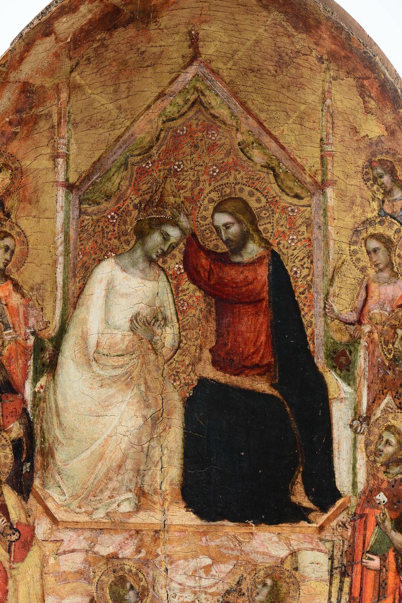 Niccolò di Tommaso (attivo a Firenze tra il 1339 ed il 1376)incoronazione della Vergine