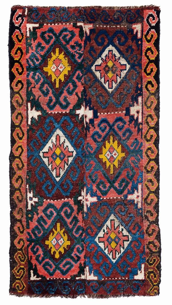 A Julkhyr rug, Uzbekistan half 19th century, cm 180x97. Good conditions