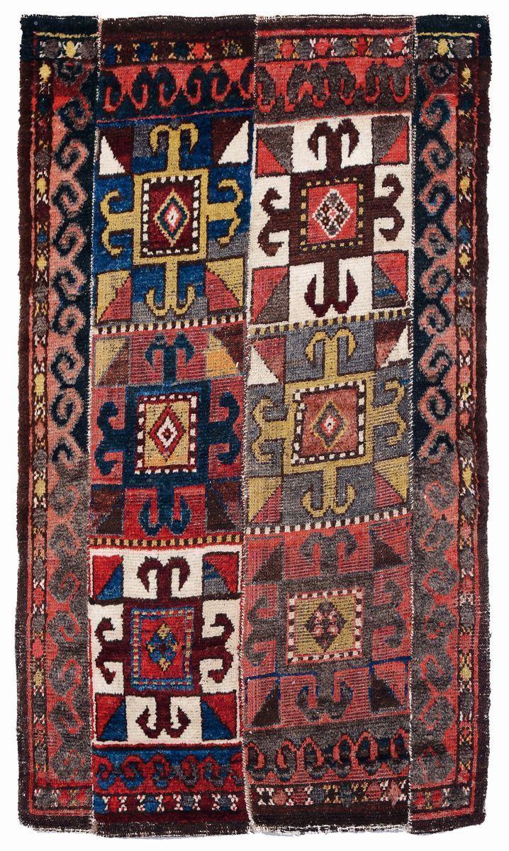 A Julkhyr rug, Uzbekistan early 20th century, cm 193x106. Good conditions  - Auction Fine Carpets - Cambi Casa d'Aste