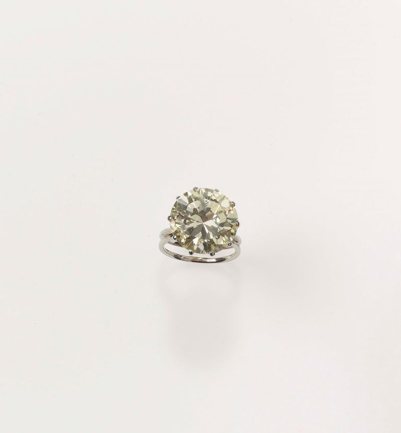 Diamante taglio circular di ct 17,52  - Asta Fine Jewels - Cambi Casa d'Aste