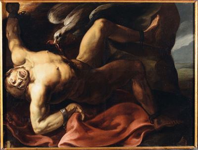 Scuola del XVII Secoloprometeo Incatenato