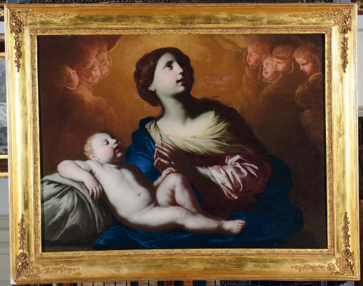 Giovanni Ricca (XVII Secolo)madonna con Bambino e Angeli