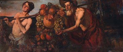 Scuola del XVII Secolovillani in Autunno