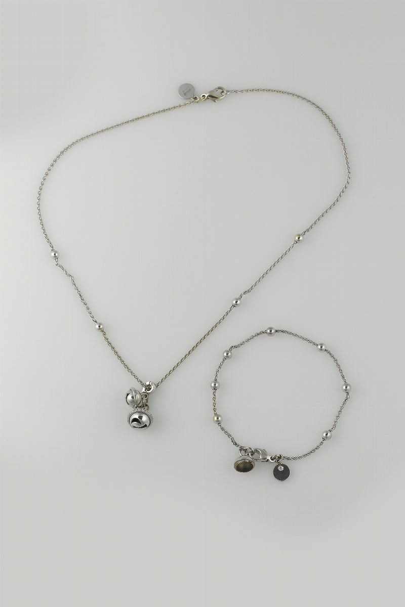 Piaget. Campanellino necklace and bracelet  - Auction Fine Jewels - Cambi Casa d'Aste