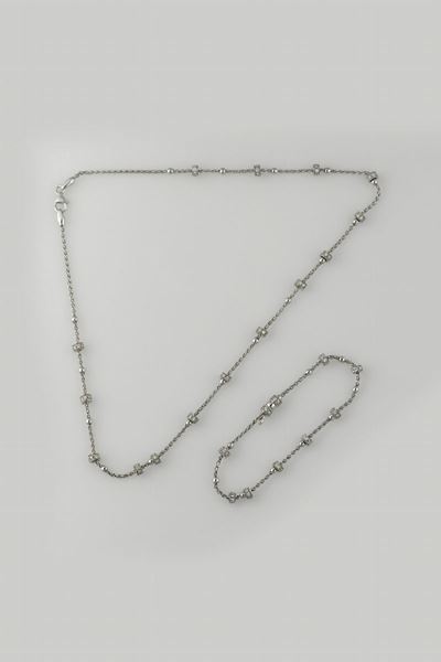 Piaget. Collana e Braccialetto con Diamanti