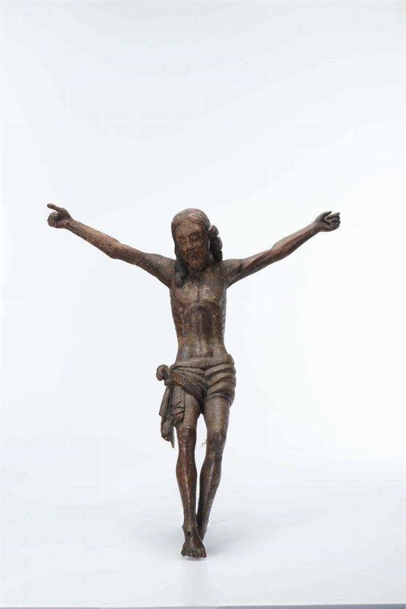 Scultore del XVII secolo Cristo crocifisso  - Auction Antique Online Auction - Cambi Casa d'Aste
