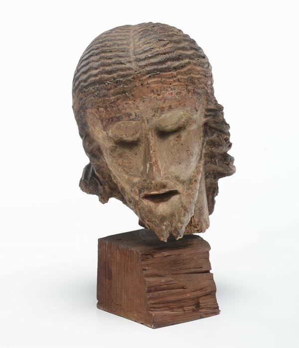 Scultore del XVIII secolo Testa di Cristo