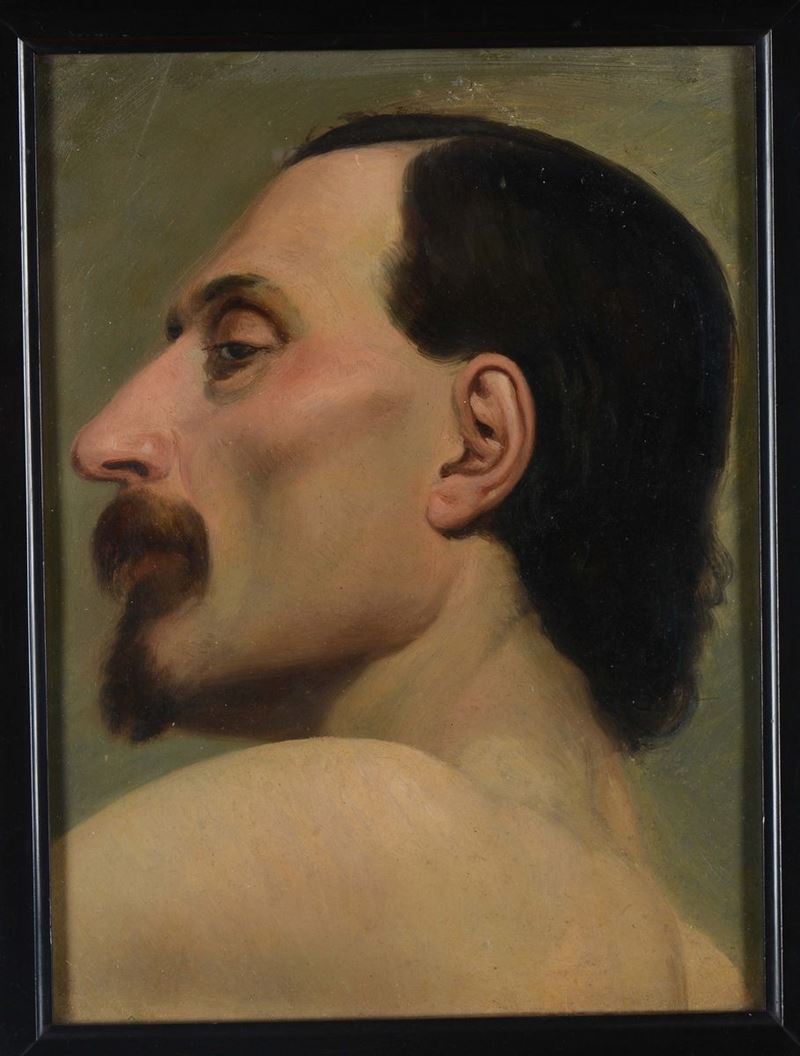 Anonimo del XIX secolo Testa di uomo  - Auction Fine Art - Cambi Casa d'Aste