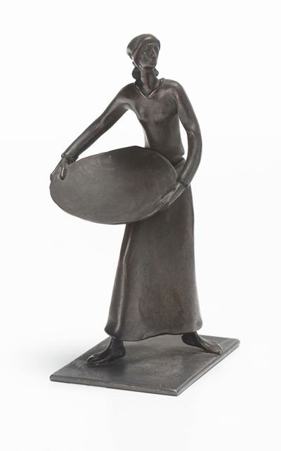 Figura di Seminatrice in Bronzo, Restelli