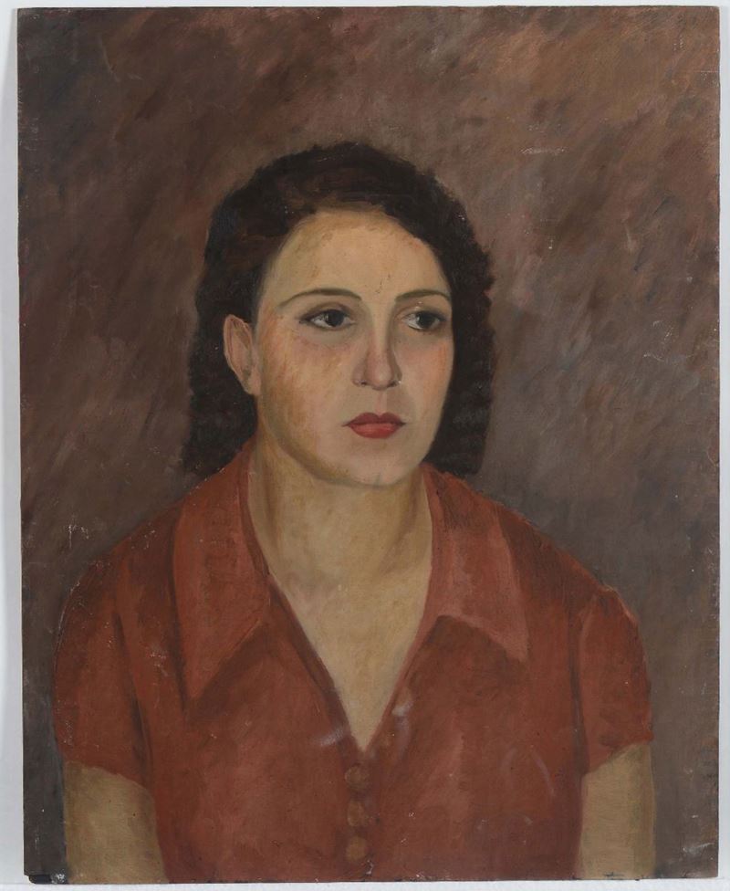 Anonimo del XX secolo Ritratto di donna  - Auction Fine Art - Cambi Casa d'Aste