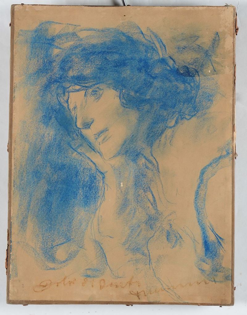 Anonimo del XIX-XX secolo Ritratto femminile  - Auction Fine Art - Cambi Casa d'Aste