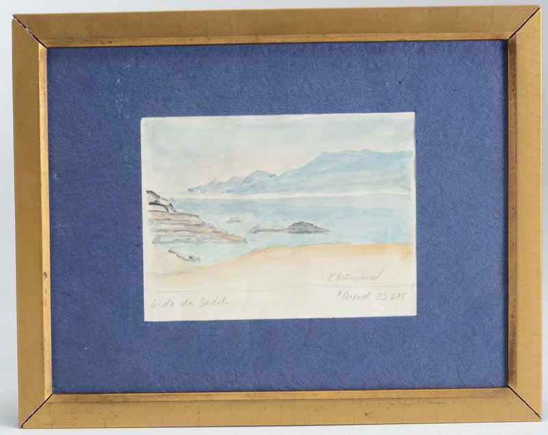 Bozzetto di paesaggio, firmato Currial Bozzetto di Paesaggio  - Auction Fine Art - Cambi Casa d'Aste