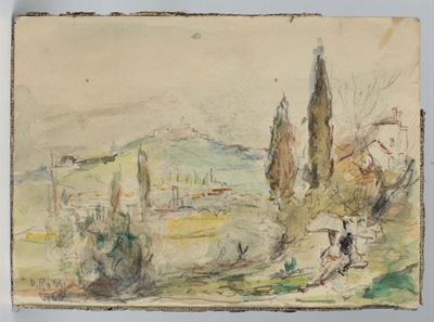 Dino Rossi (1904-1982)paesaggio