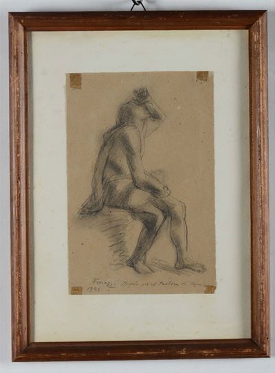 Ferruccio Ferrazzi (1891-1978)studio per il Pastore di Cascia