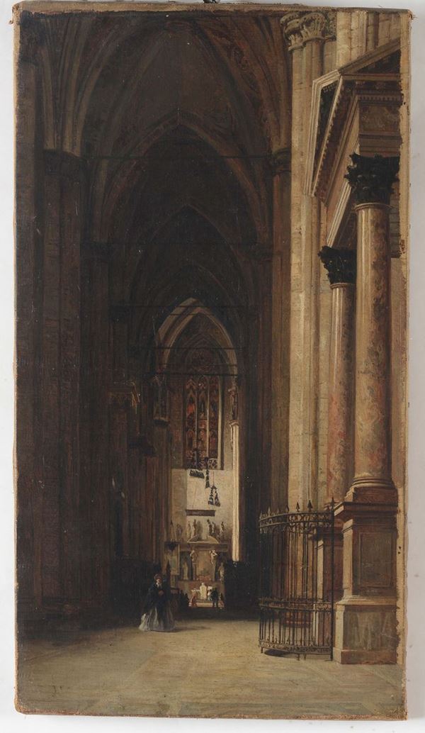 Anonimo del XIX secolo Interno del Duomo