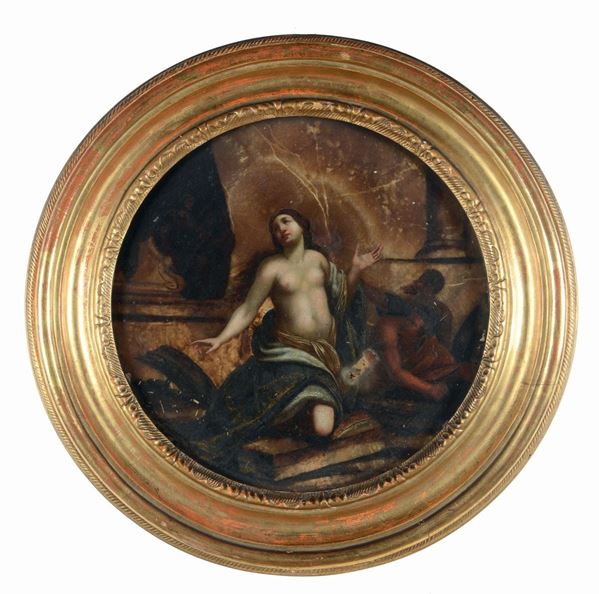 Simon Vouet (Parigi 1590-1649), cerchia di Santa martire