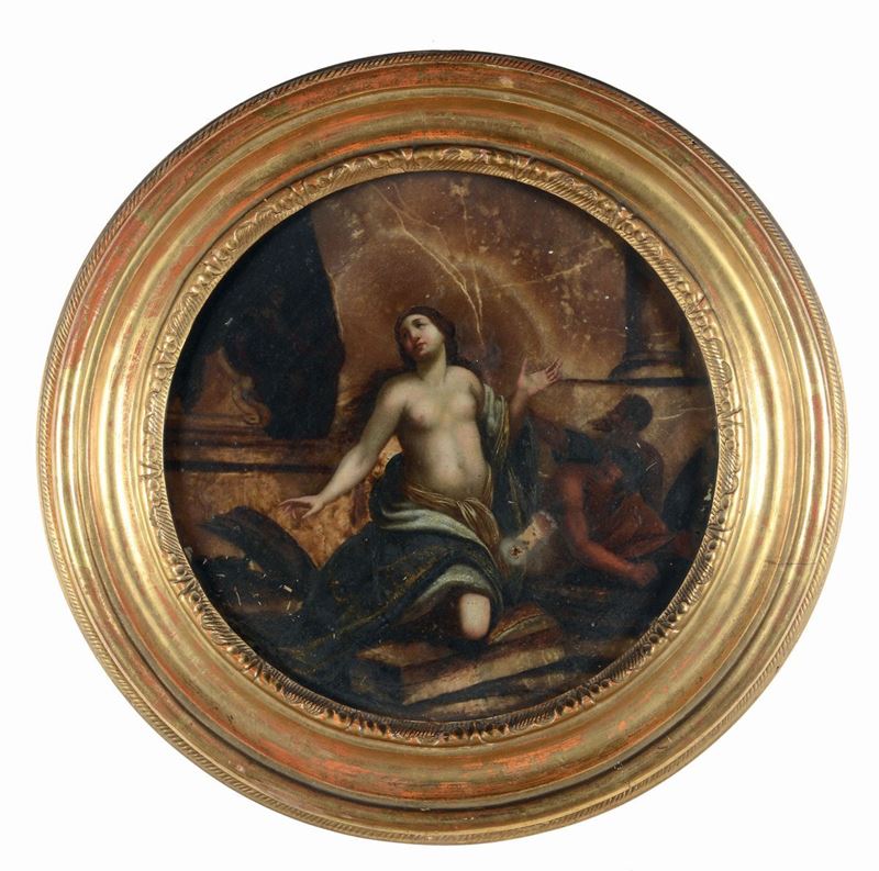 Simon Vouet (Parigi 1590-1649), cerchia di Santa martire  - Asta Dipinti Antichi - Cambi Casa d'Aste
