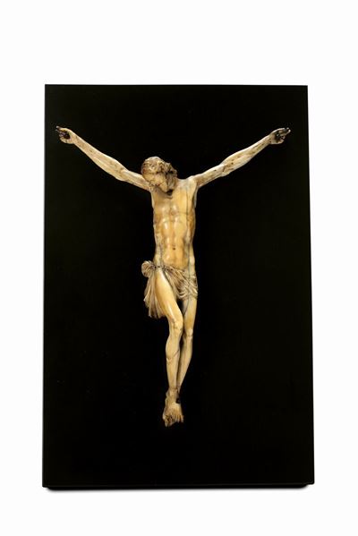 Corpus Christi in Avorio Scolpito, Francia o Fiandre XVI-XVII Secolo