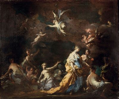 Ranieri del Pace (1681 - 1737)scena Mitologica