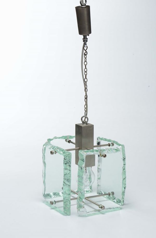 Lampadario in cristallo, XX secolo