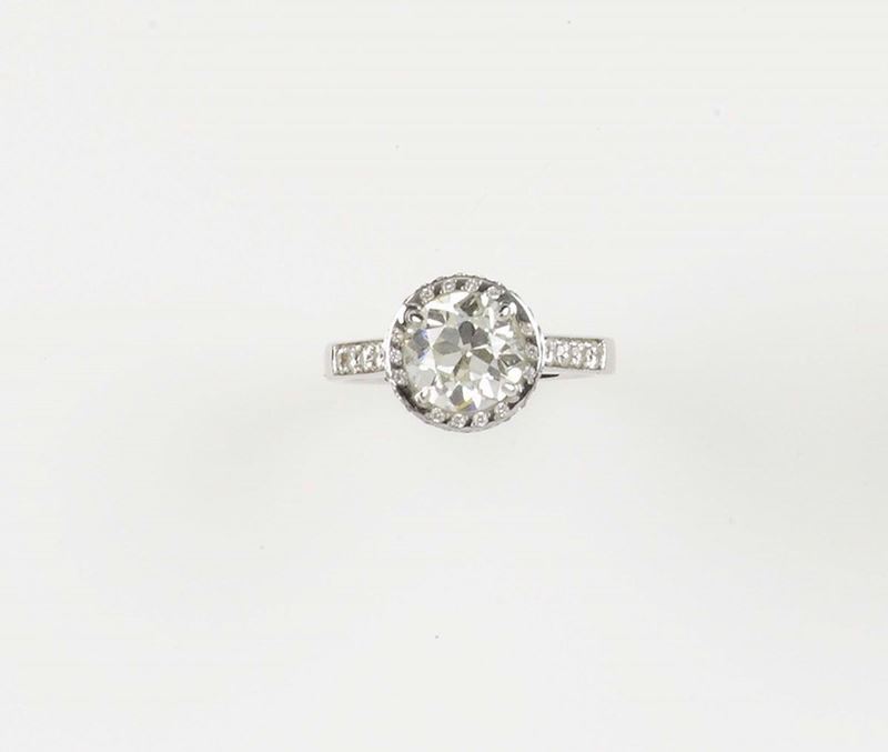 An old-cut diamond weighing 2,02 carats  - Auction Fine Jewels - Cambi Casa d'Aste