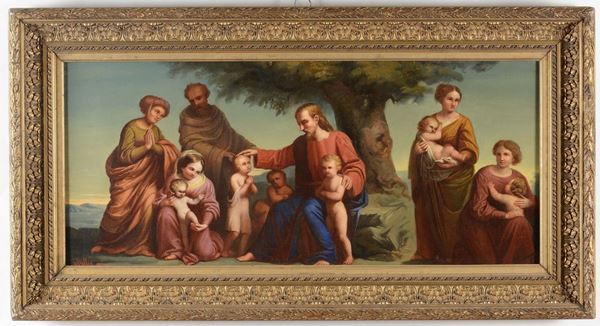 Anonimo del XIX secolo Gesù con bambini