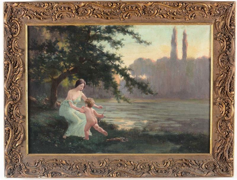 Anonimo del XIX secolo Amore e Psiche  - Asta Antiquariato - Cambi Casa d'Aste