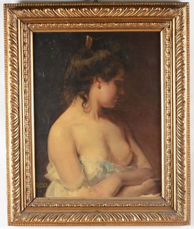 Anonimo del XIX Secoloritratto Femminile
