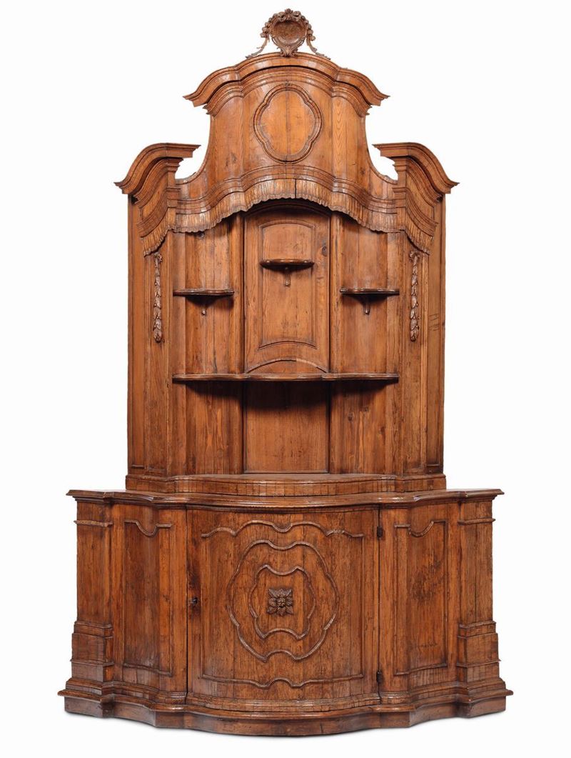 Mobile da sacrestia il legno di frutto, XVIII secolo  - Auction Fine Art - Cambi Casa d'Aste