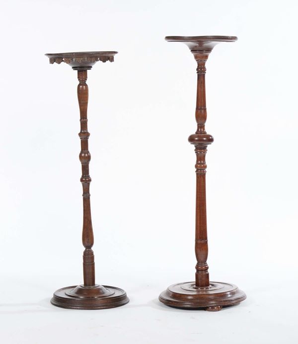 Due servomuti in legno, XIX secolo