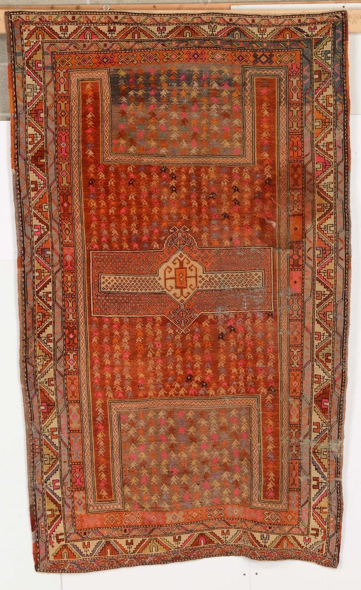 Tappeto anatolico inizio XX secolo  - Asta Antiquariato - Cambi Casa d'Aste