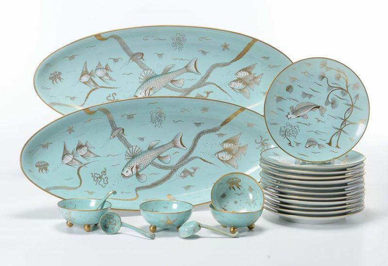 Servizio di piatti in porcellana, Thomas Bavaria XX secolo  - Auction Fine Art - Cambi Casa d'Aste