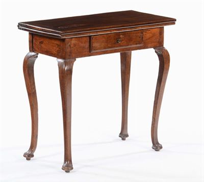 Tavolino da Gioco con Piano a Libro, XIX Secolo