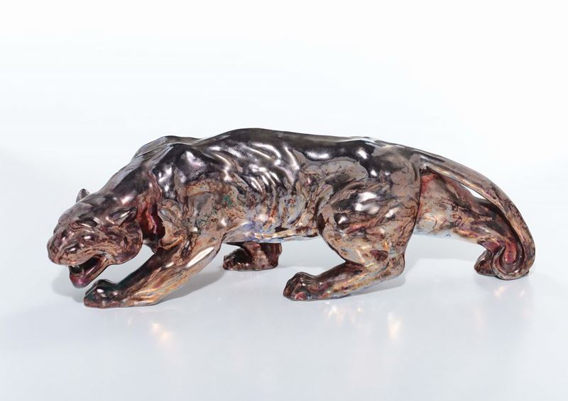 Riccardo Gatti (1886-1972) - Faenza Pantera  - Asta Antiquariato - Cambi Casa d'Aste