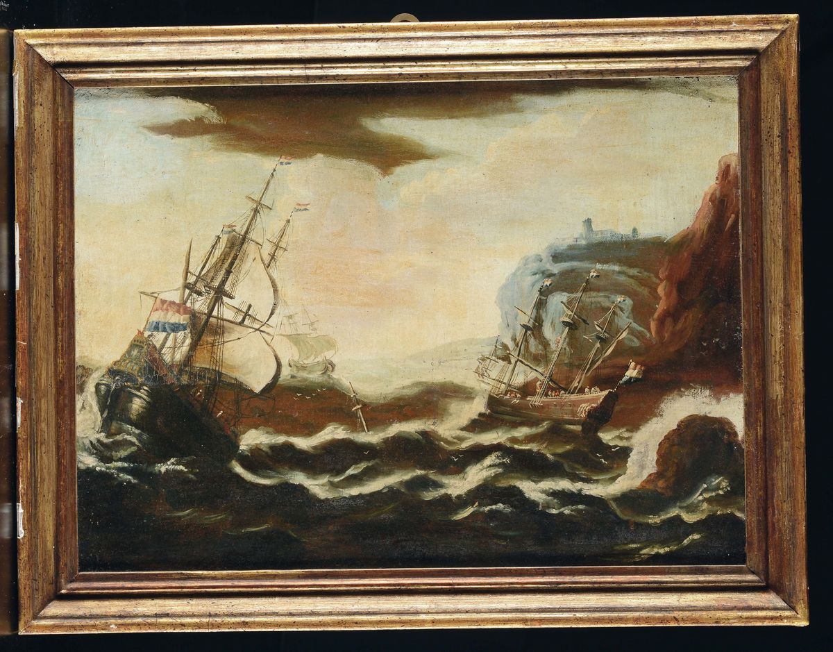 Scuola del XVIII Secolocoppia di Marine