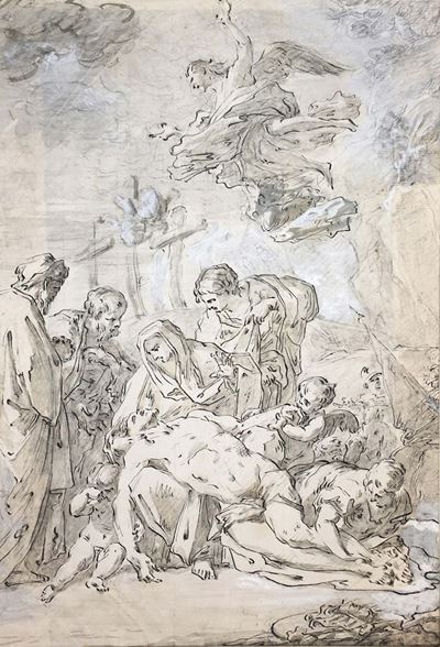 Corrado Giaquinto (molfetta 1703 - Napoli 1765), Attribuito Apietà
