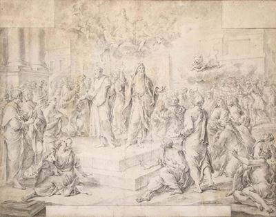 Niccolò Ricciolini (roma 1687-1772)san Paolo e San Barnaba a Lystra