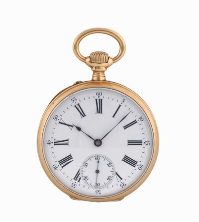 Vacheron & Constantin, Geneve, Movimento No. 259376, Orologio da Tasca in Oro Giallo 18k. Realizz...