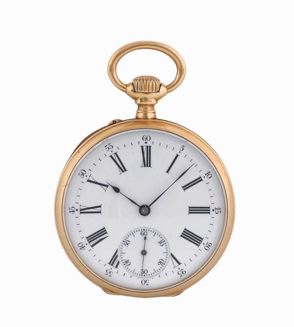 VACHERON & CONSTANTIN, Geneve, movimento No. 259376, orologio da tasca in oro giallo 18K. Realizzato nel 1900 circa