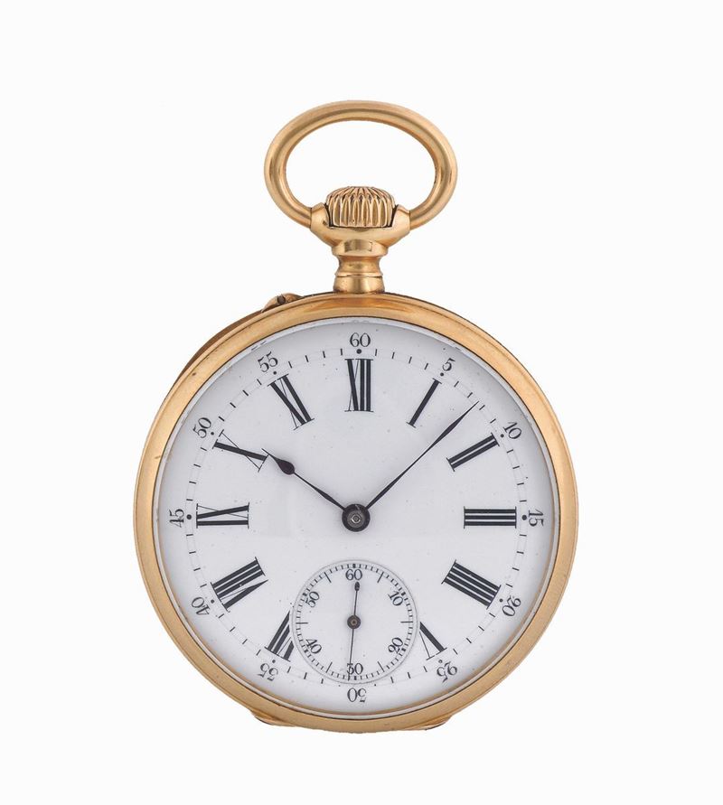 VACHERON & CONSTANTIN, Geneve, movimento No. 259376, orologio da tasca in oro giallo 18K. Realizzato nel 1900 circa  - Asta Orologi da Polso e da Tasca - Cambi Casa d'Aste