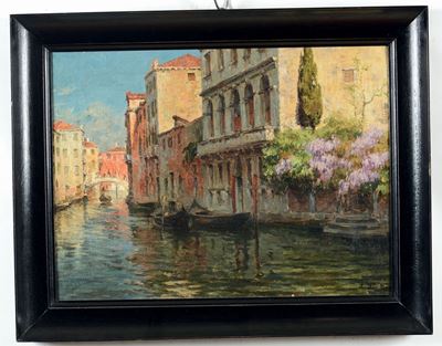 Zacaria del Bò (1872-1935)veduta Veneziana