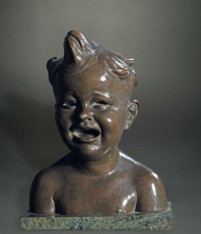 Riccardo Piter (XIX-XX)busto di Bambino