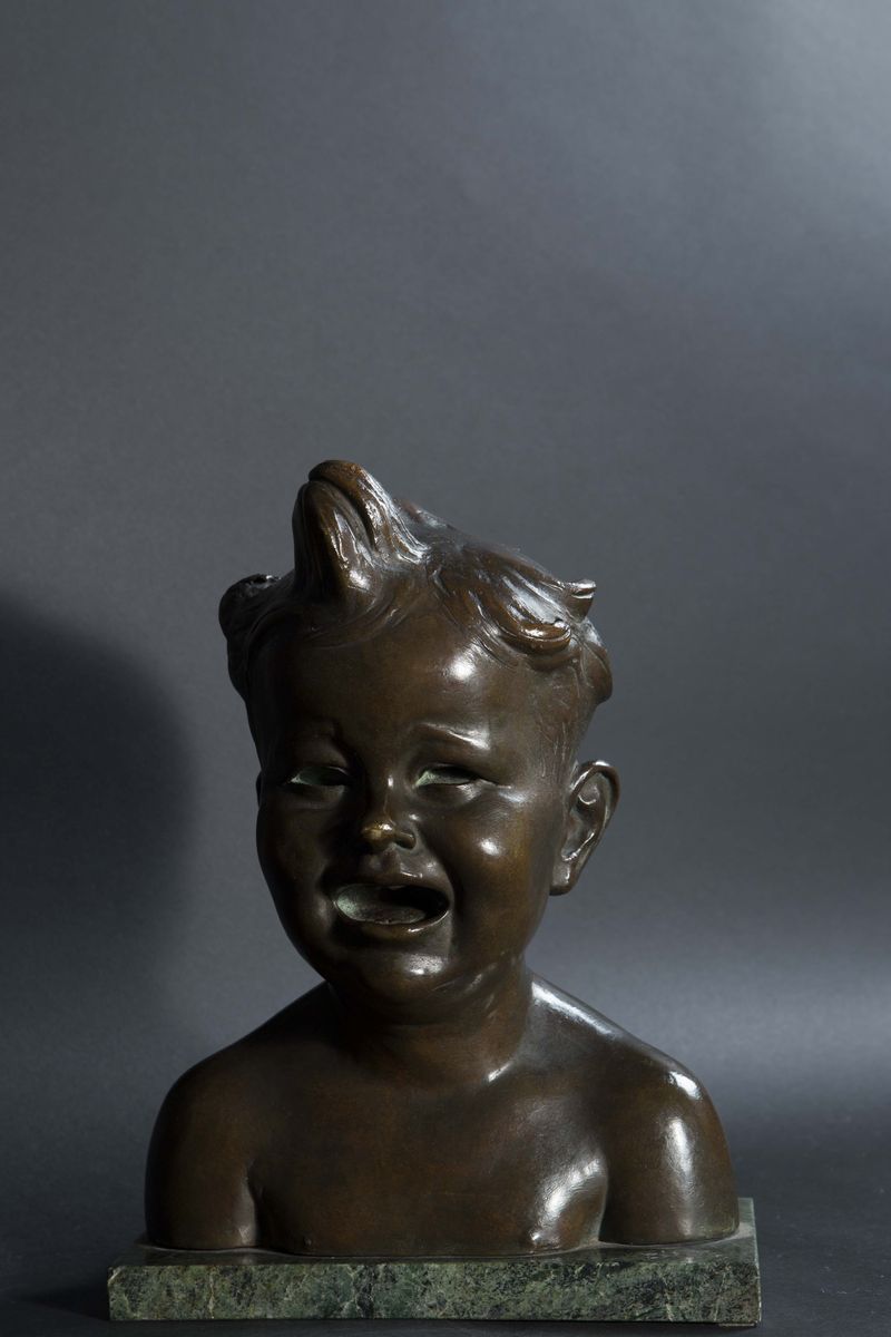 Riccardo Piter (XIX-XX)busto di Bambino