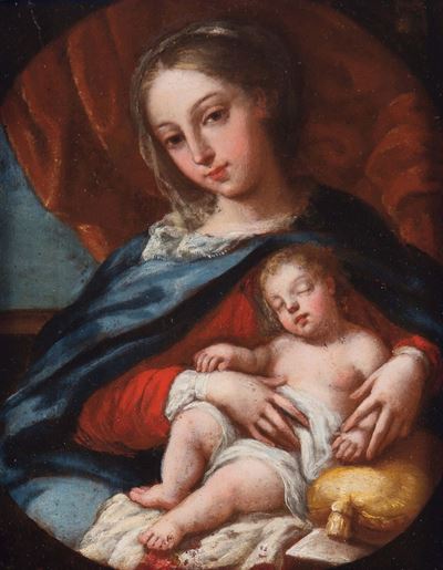 Carlo Maratta (camerano 1625 - Roma 1713)madonna