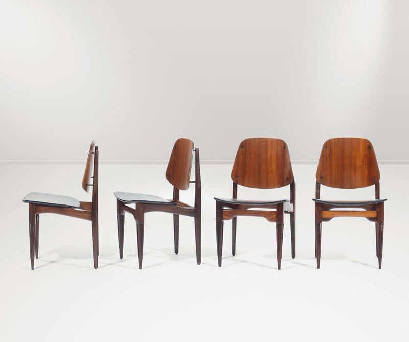 Quattro sedie in legno  - Auction Design - III - Cambi Casa d'Aste